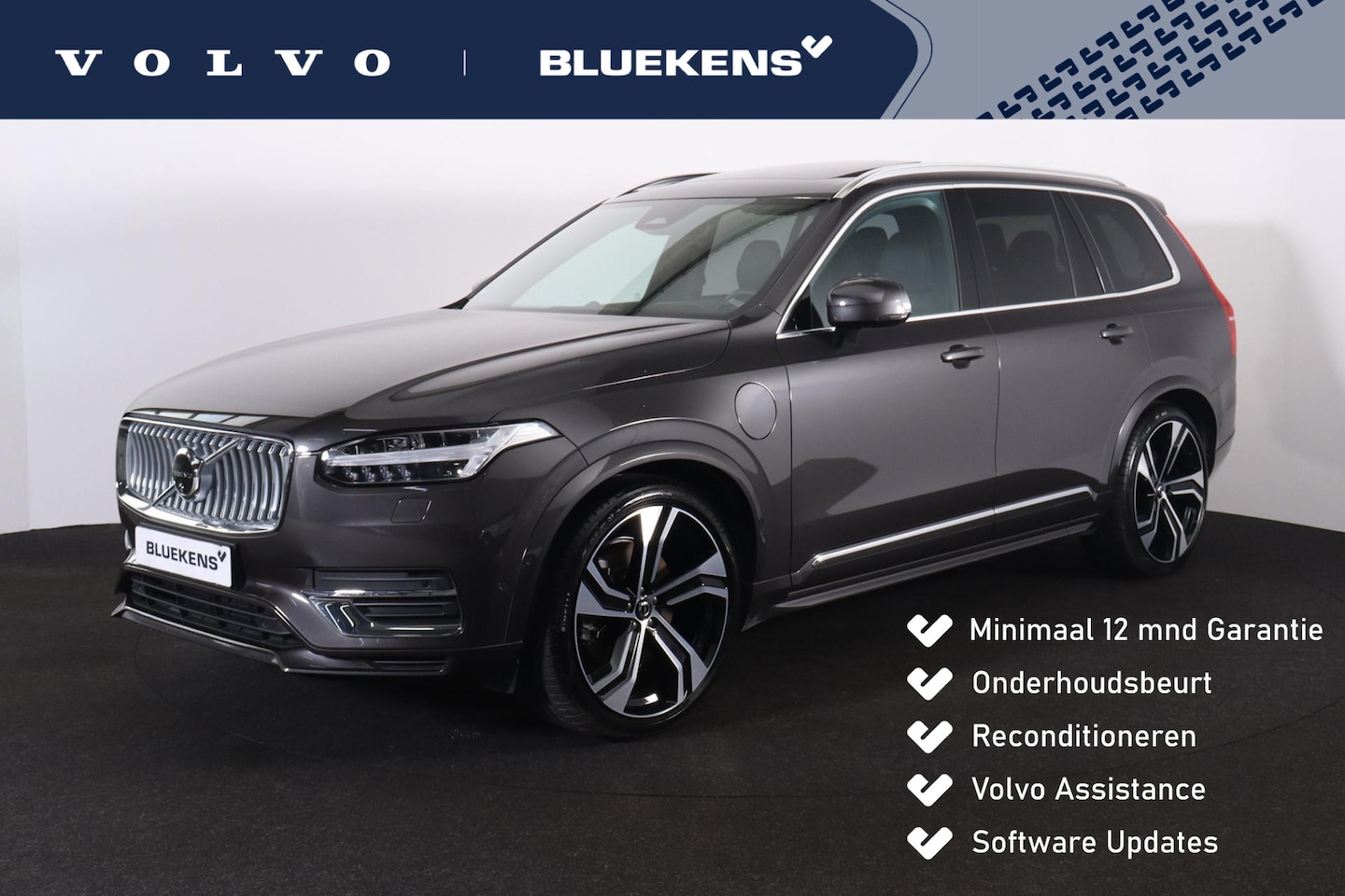 Volvo XC90 - T8 Recharge AWD Plus Bright - LONG RANGE - Luchtvering - Panorama/schuifdak - IntelliSafe - AutoWereld.nl