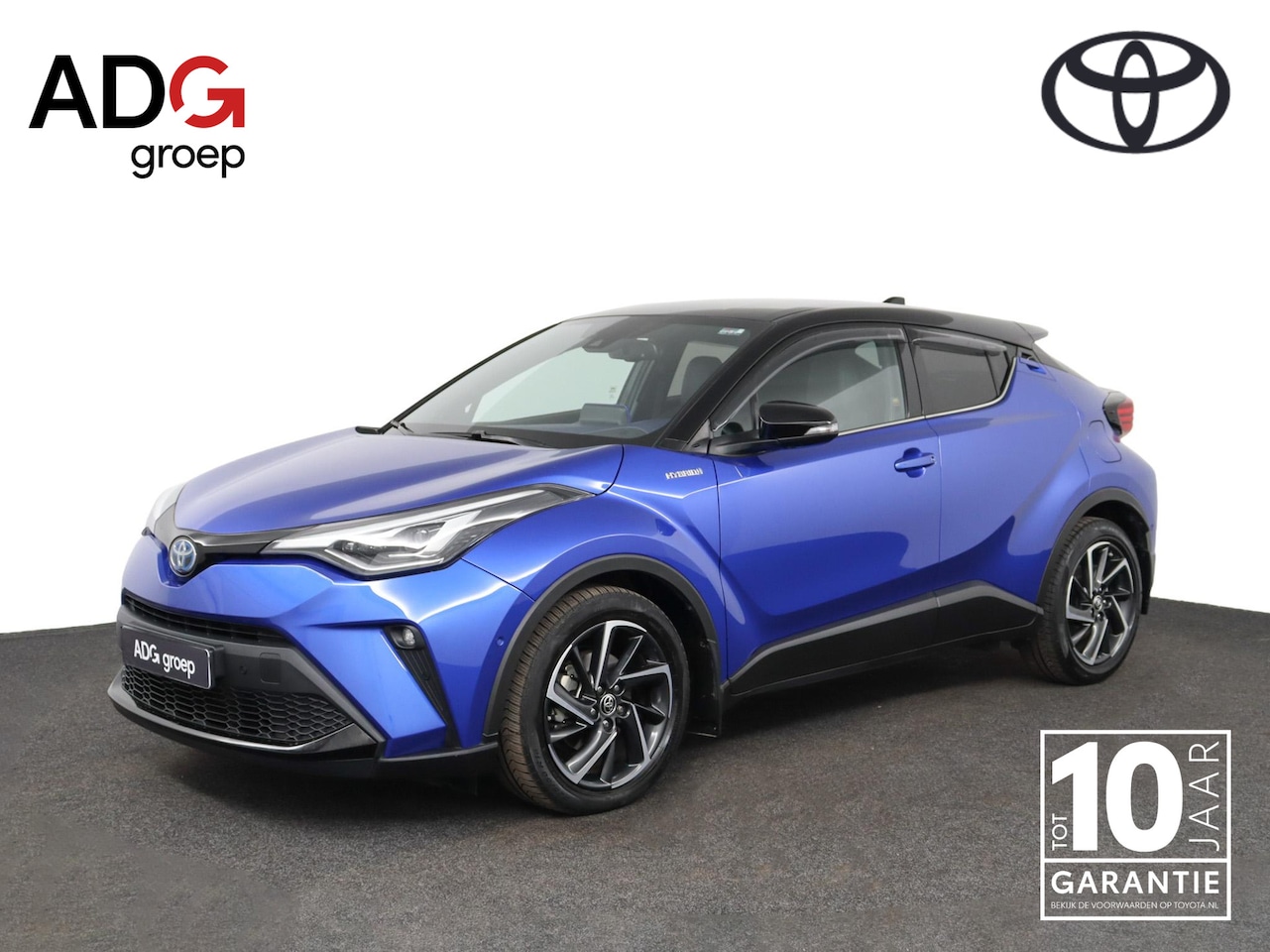 Toyota C-HR - 2.0 Hybrid Bi-Tone | Leer | Stoelverwarming | Stuurwiel verwarming | - AutoWereld.nl