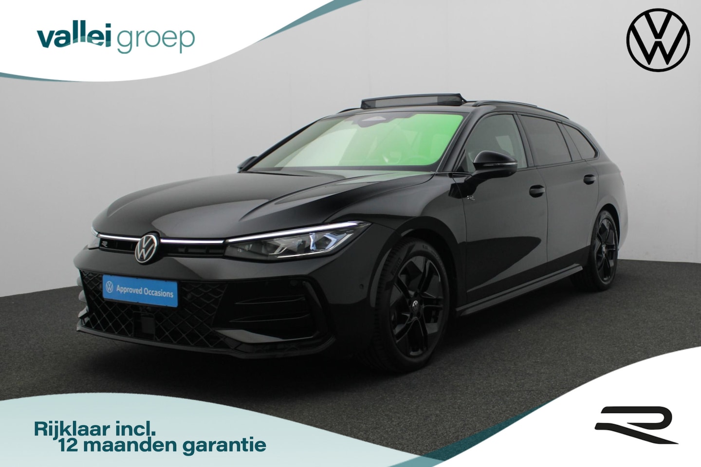 Volkswagen Passat Variant - 1.5 eTSI 150 pk DSG R-Line Business | Black Style | Panoramadak  | Trekhaak | IQ Light | H - AutoWereld.nl
