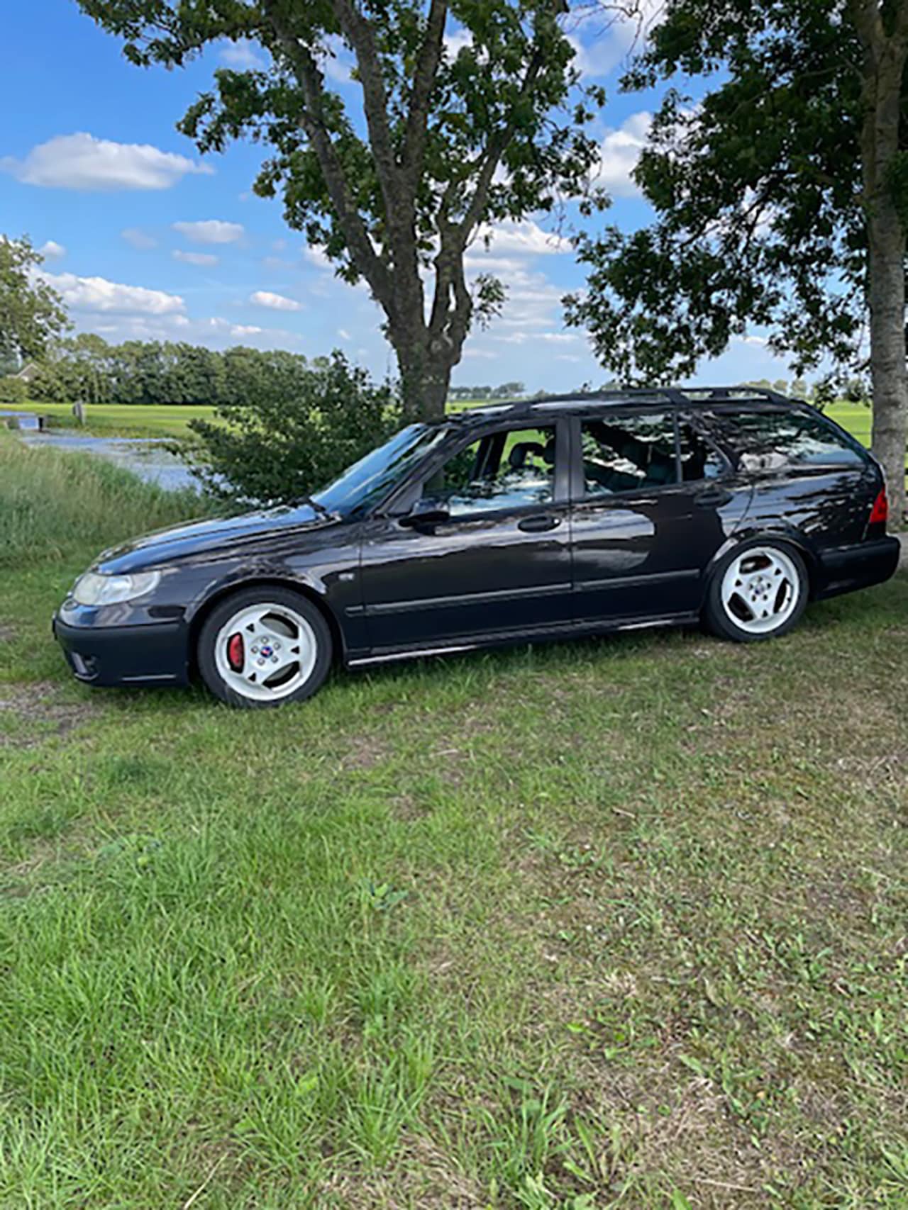 Saab 9-5 Estate - 2.3 Turbo Aero Te koop zeer snelle Saab 95, 250 pk, zijn er weinig van in Nederland, liefhebbers auto - AutoWereld.nl