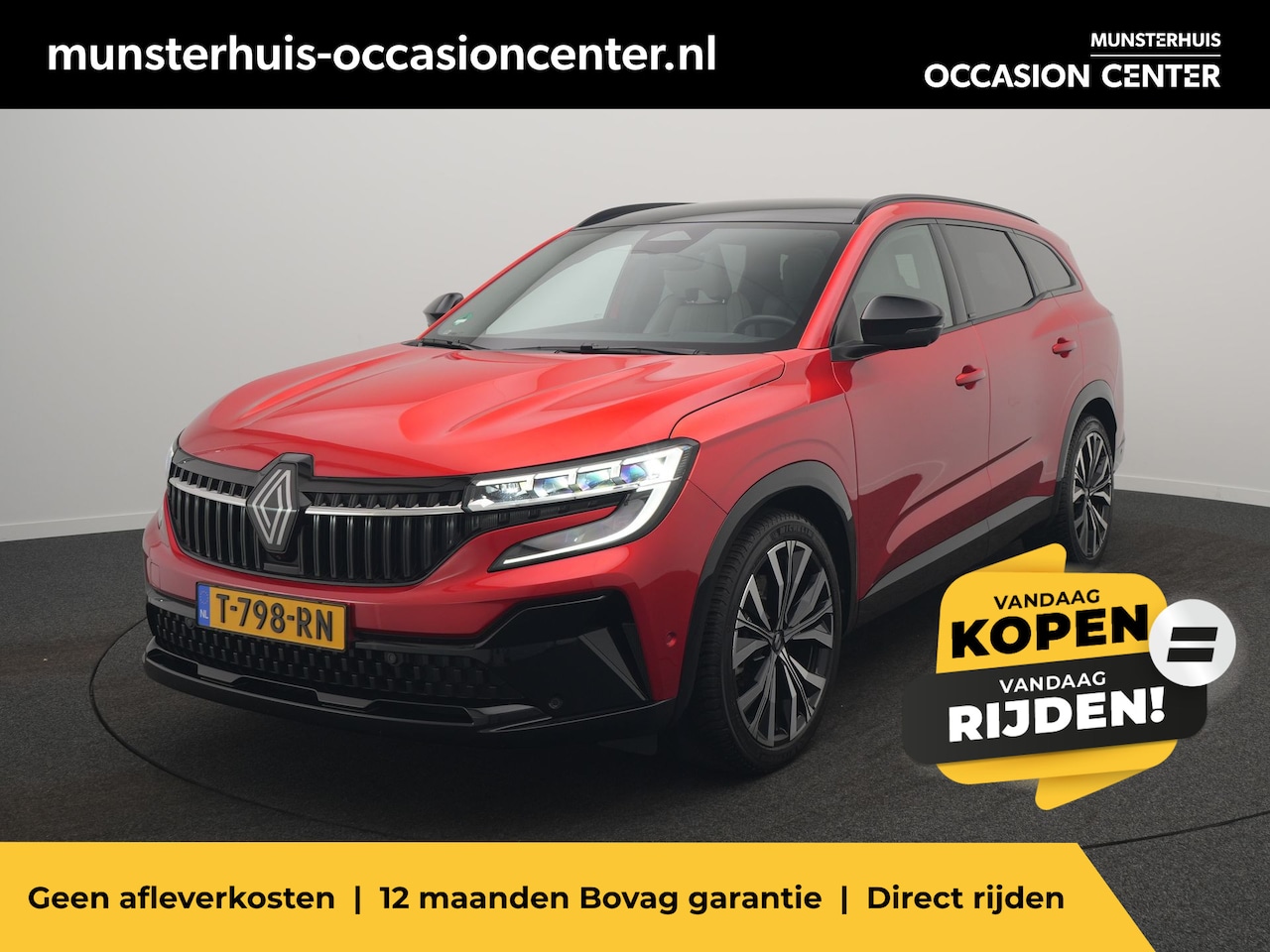 Renault Espace - E-Tech Full Hybrid 200 Iconic 7p. - RIJKLAARPRIJS - 7-persoons - All Seasonbanden - Adapti - AutoWereld.nl
