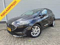 Ford Fiesta - 1.0 EcoBoost Hybrid Titanium, Android/Carplay/navigatie, airco.cruise, stoel/stuur/voorrui