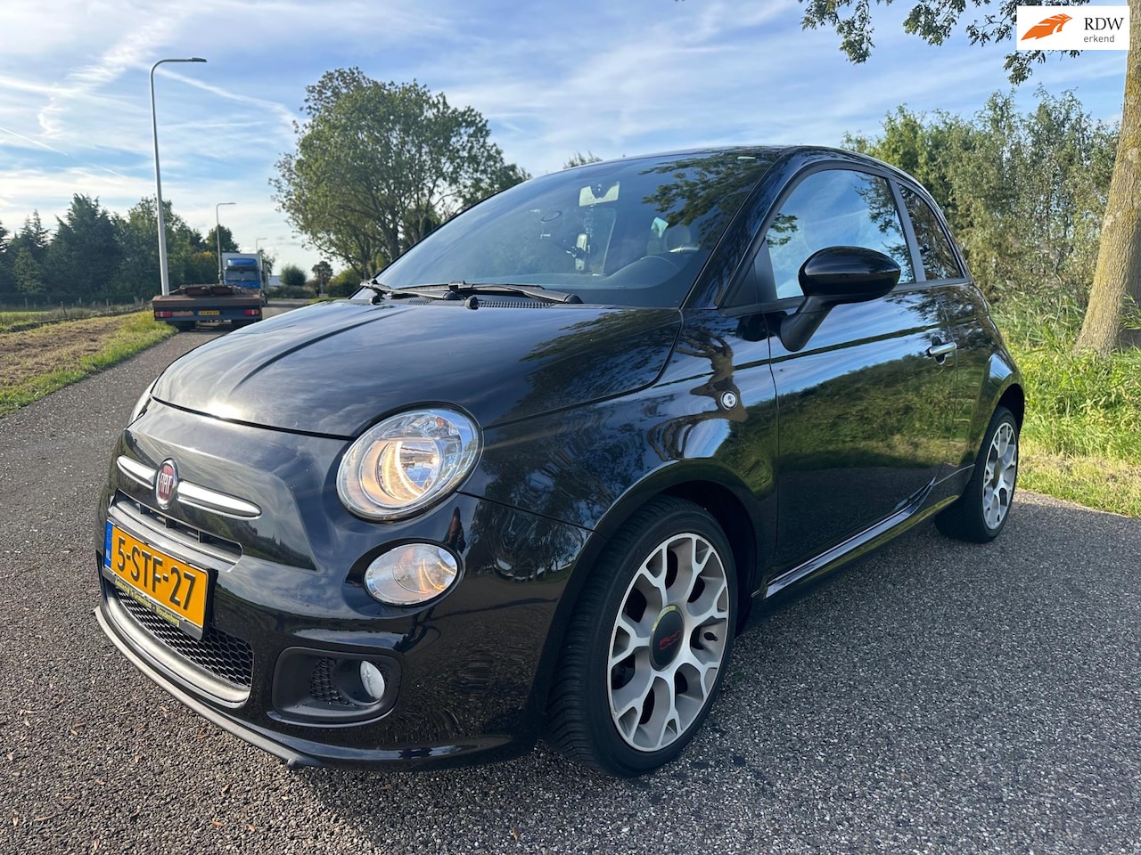 Fiat 500 - TwinAir 500S|half leder half alcantara|86pk - AutoWereld.nl