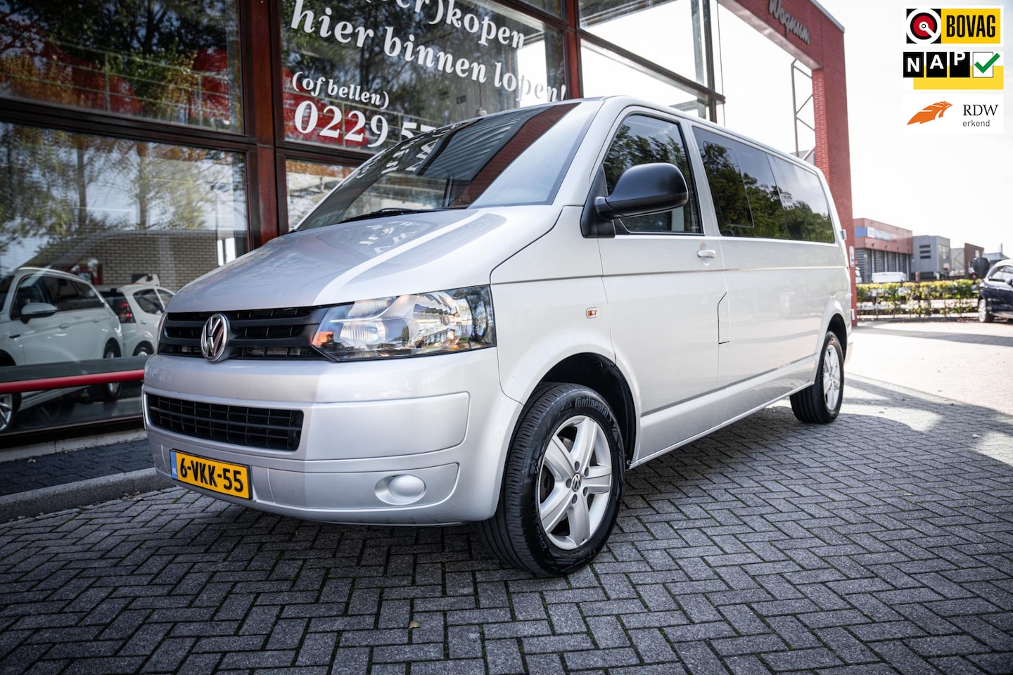 Volkswagen Transporter - 2.0 TDI L2 140pk DSG aut. | Dubbel cabine | Airco | Trekhaak | - AutoWereld.nl