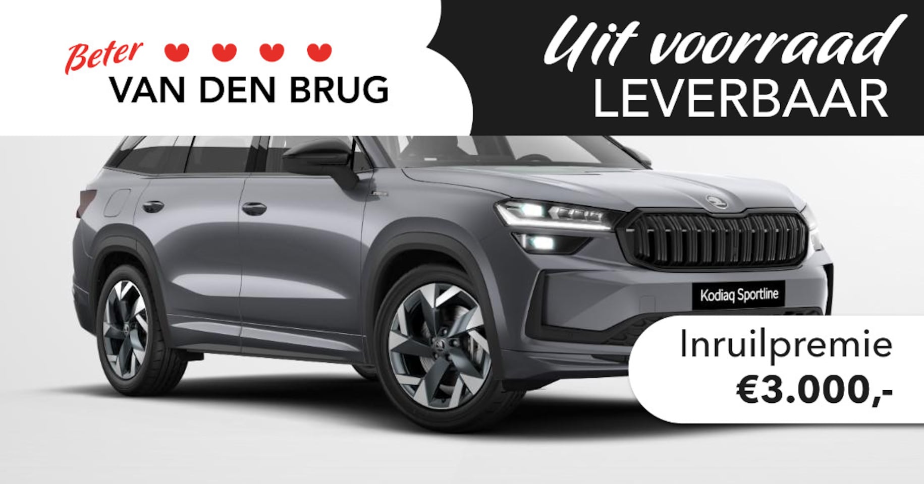 Skoda Kodiaq - 1.5 TSI PHEV Sportline Business | Trekhaak | Verwarmde stuurwiel |  Elektrische achterklep - AutoWereld.nl