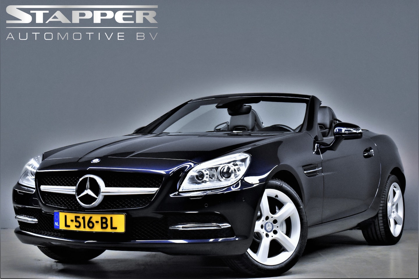 Mercedes-Benz SLK-klasse - 250 204pk Automaat Pano/Airscarf/Stoelverw./Navi/Xenon/Led/Leer/Pdc/Lmv’’ - AutoWereld.nl