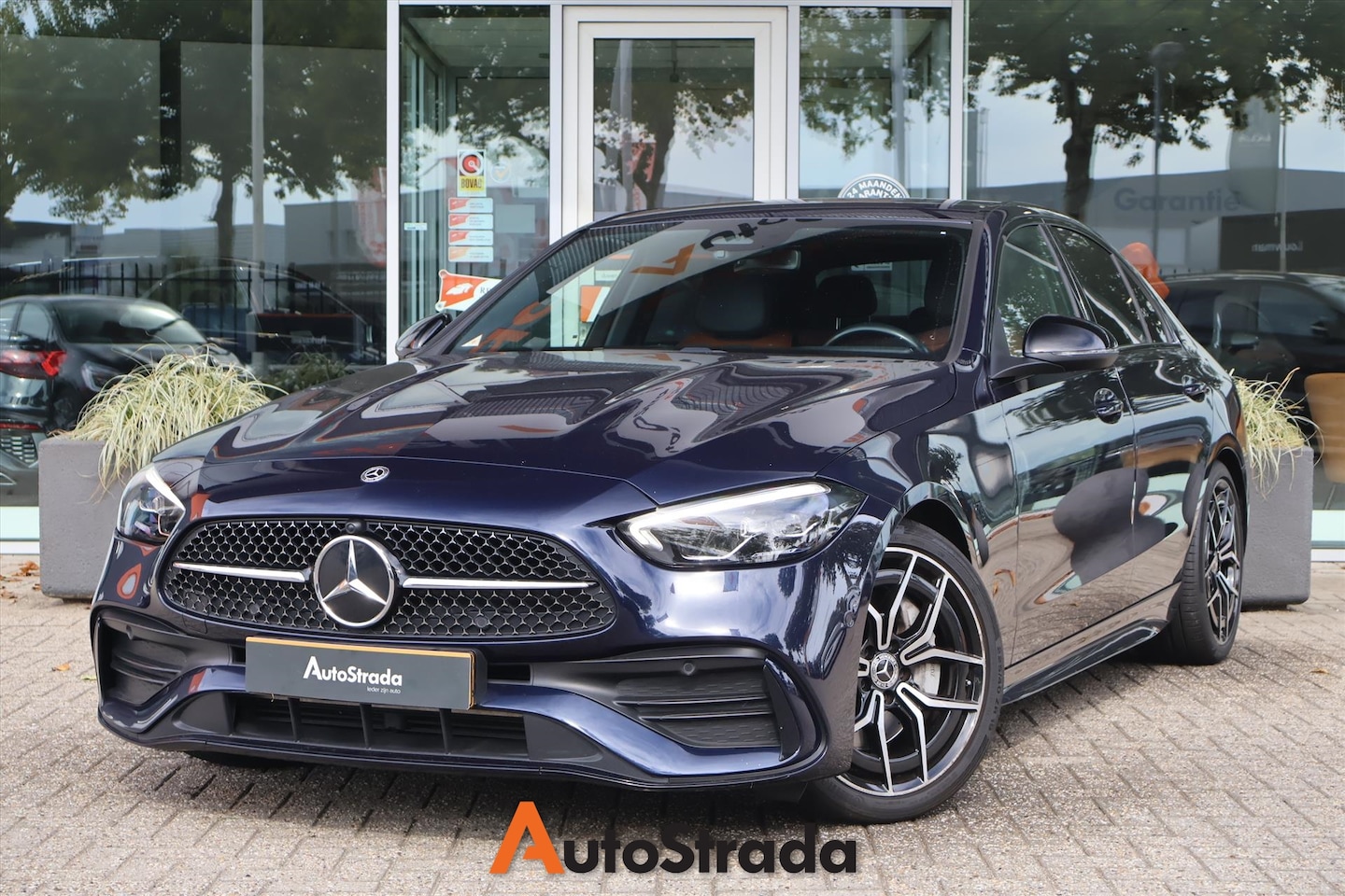 Mercedes-Benz C-klasse - C200 AMG-Line 204pk | Sfeer | Navigatie | Cruise | Climate | Leder | Virtual | LED | Stoel - AutoWereld.nl