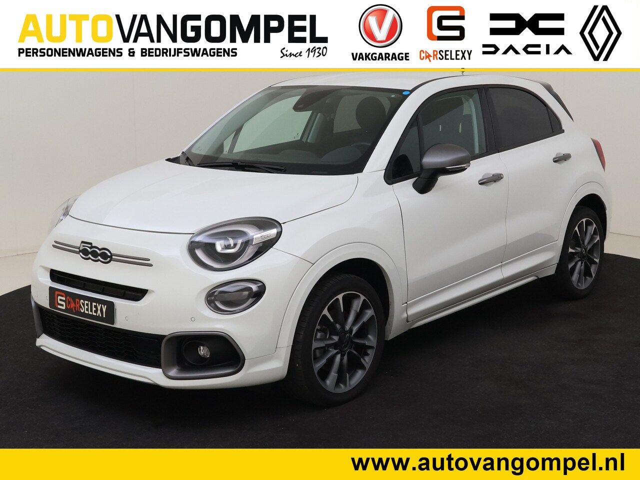 Fiat 500 X - 1.5 Hybrid Sport / CAMERA / NAVI / CARPLAY / CLIMAT CONTROL / PARK. SENSOREN V+A / Carsele - AutoWereld.nl