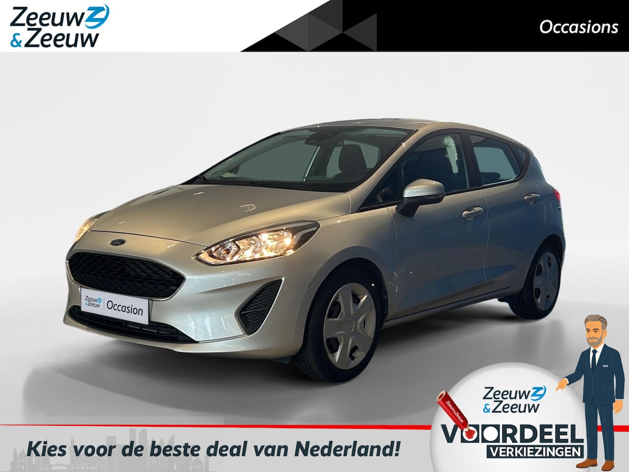 Ford Fiesta - 1.1 Trend 70pk | Navigatie | Apple Carplay & Android auto | Airco - AutoWereld.nl