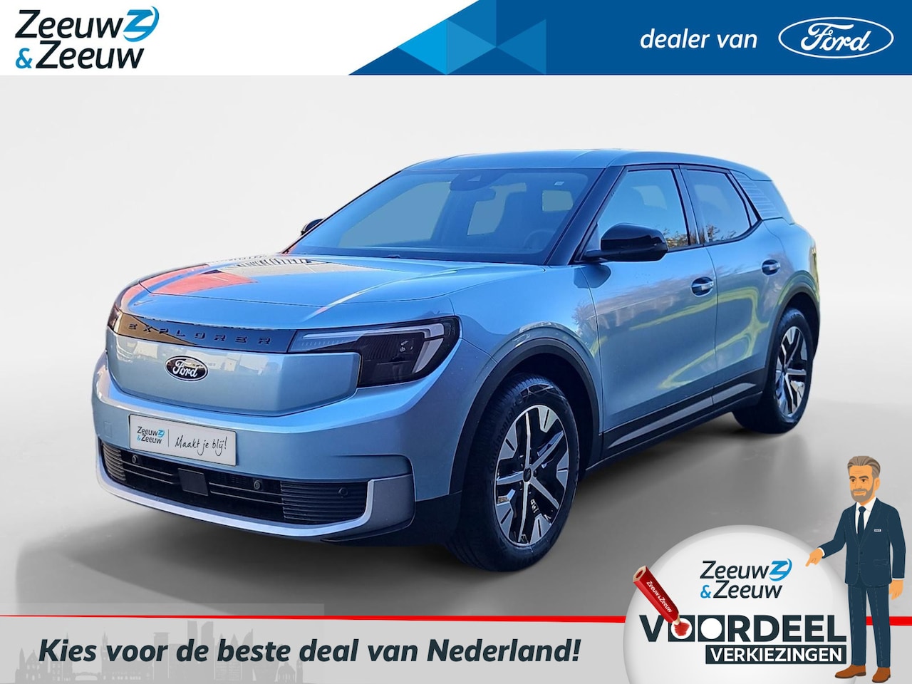 Ford Explorer - Extended Range RWD 77 kWh | Actiekorting €2000,- | Private Lease vanaf €610,- p/m | 602 KM - AutoWereld.nl