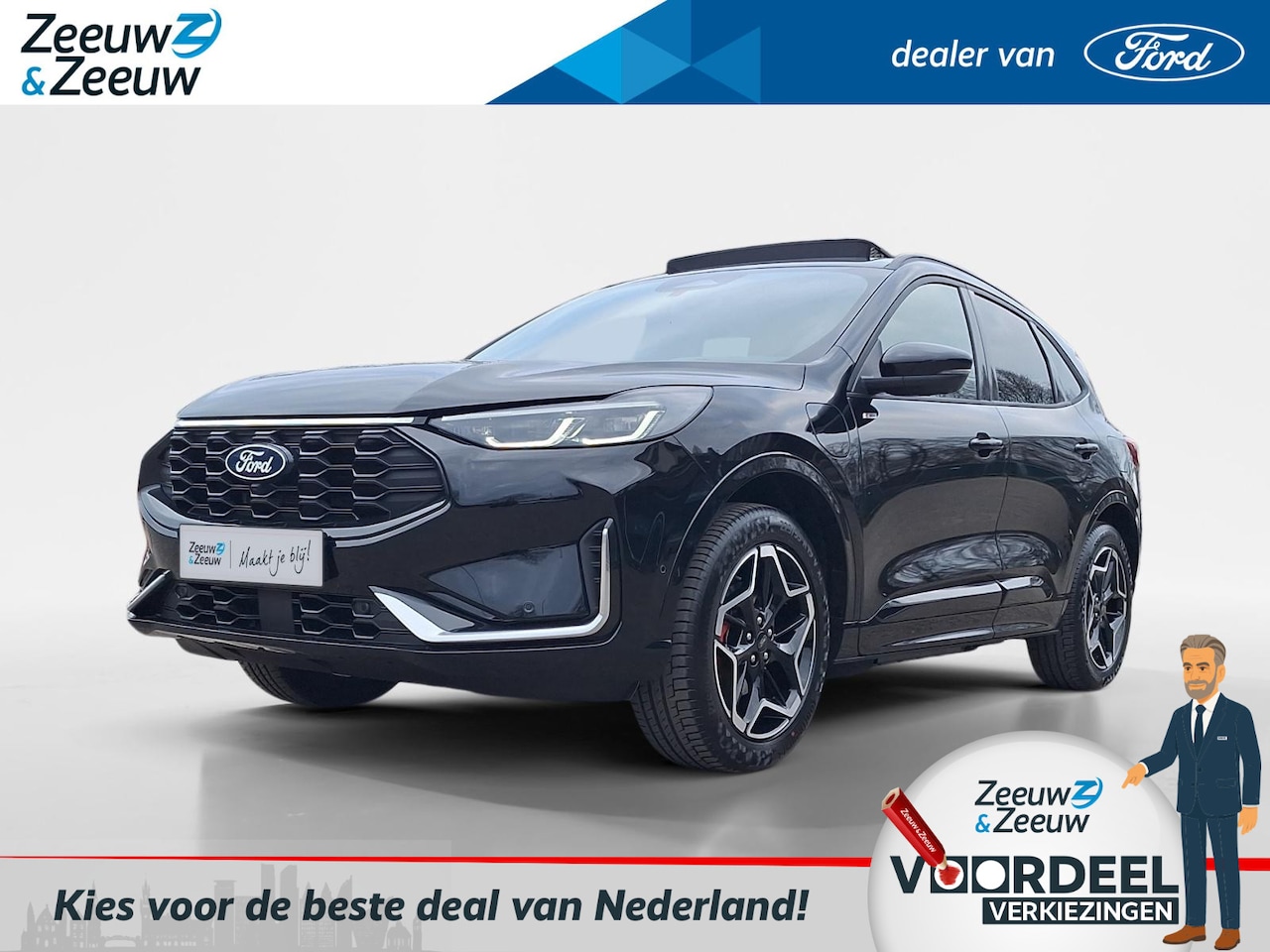 Ford Kuga - 2.5 PHEV ST-Line X | Winterpack | Technologypack | Driver assitancepack | El. Trekhaak | P - AutoWereld.nl