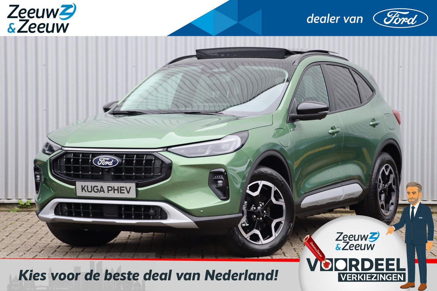 Ford Kuga - 2.5 PHEV Active X | Nieuw model 2024 | €4000,- korting | Nieuw te bestellen | 2100 kg Trek - AutoWereld.nl