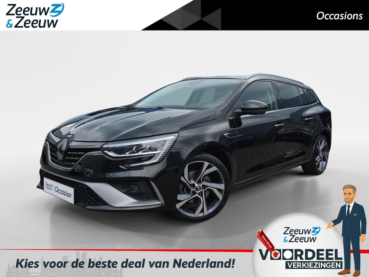 Renault Mégane E-Tech - Estate 1.6 Plug-In Hybrid 160 R.S. Line | Panoramadak | Camera | Dodehoek Detectie | Head - AutoWereld.nl
