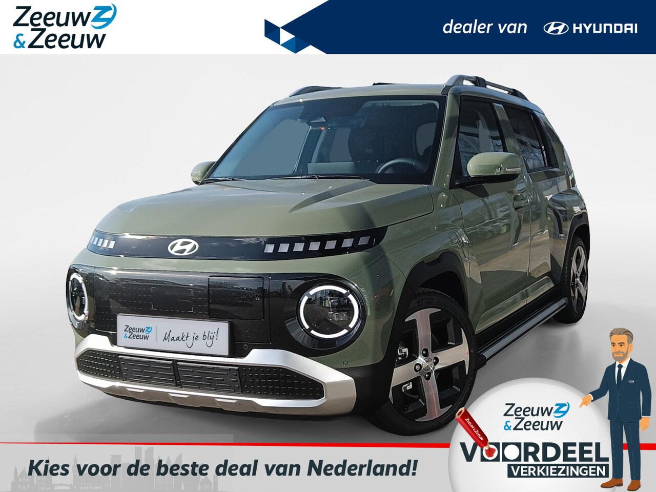 Hyundai Inster - Evolve 49 kWh Sport Edition | Sidesteps | GOEDKOOPSTE VAN NEDERLAND! RIJKLAAR 26.999,-! - AutoWereld.nl