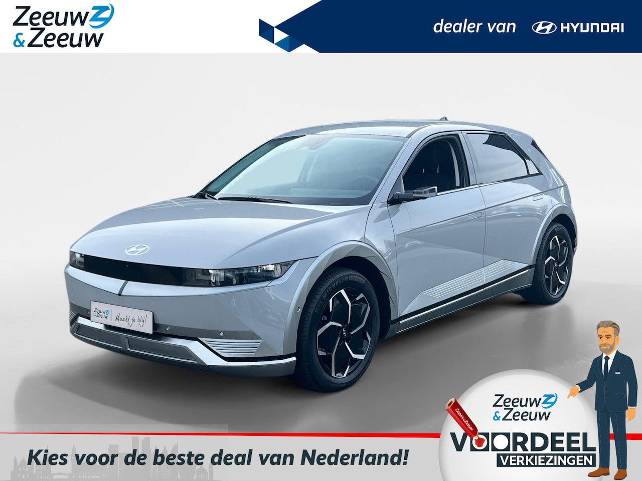 Hyundai IONIQ 5 - Lounge AWD 77.4 kWh | Digitale buitenspiegels | Leder | 360 graden camera | - AutoWereld.nl
