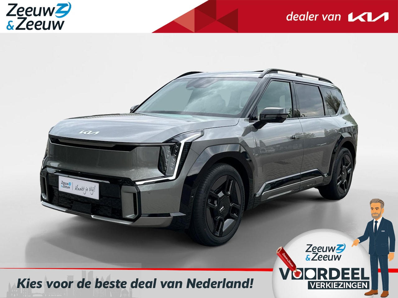Kia EV9 - GT-Line AWD 99.8 kWh | € 4.000 korting | €700 korting op laadpaal | 2,99% rente | GT-Line - AutoWereld.nl