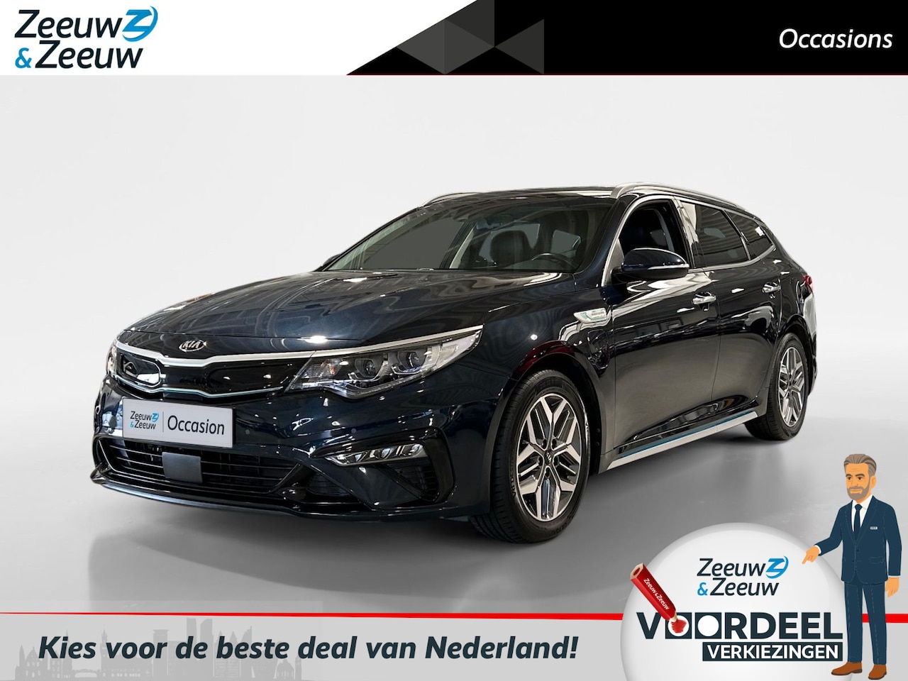 Kia Optima Sportswagon - 2.0 GDI PHEV Dynamicplusline Edition | Trekhaak Afneembare Kogel + 13-Polige Stekker | App - AutoWereld.nl