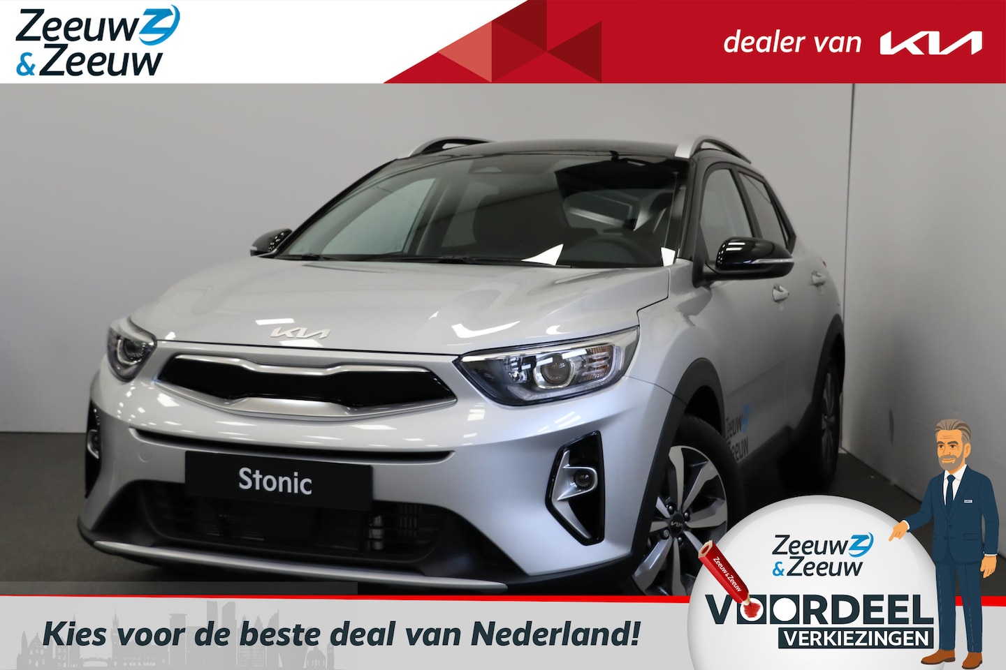 Kia Stonic - 1.0 T-GDi MHEV DynamicPlusLine | €2.250 inruilvoordeel | Private lease van € 399,- p.m. | - AutoWereld.nl