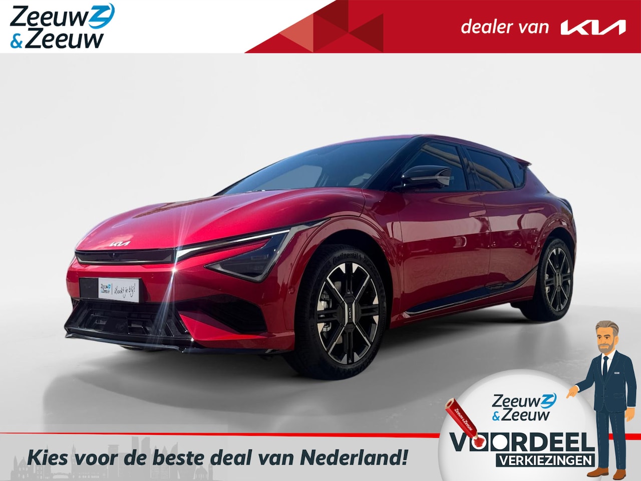 Kia EV6 - GT-Line AWD ALL WHEEL DRIVE | Enkele op voorraad bel voor info | € 5000,- korting | + €700 - AutoWereld.nl
