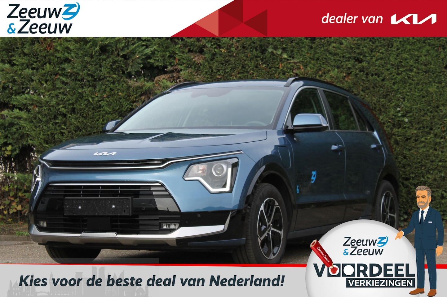 Kia Niro - 1.6 GDi PHEV DynamicLine | Enkele kleuren op voorraad bel voor info | Incl €2.750,- inruil - AutoWereld.nl