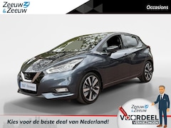 Nissan Micra - 1.0 IG-T Tekna DEALER ONDERHOUDEN | 1E EIG | Trekhaak | Navigatie | Stoelverwarming | Dode