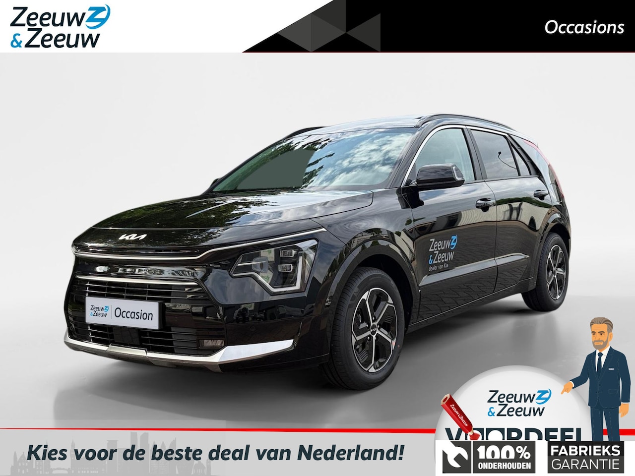 Kia Niro - 1.6 GDi Hybrid DynamicPlusLine Demonstratie auto | Navigatie | Schuifkanteldak | Addaptive - AutoWereld.nl