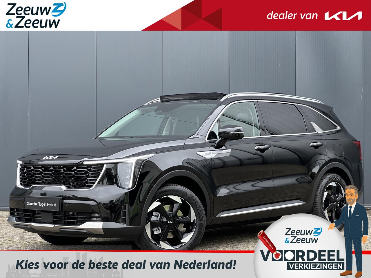Kia Sorento - 1.6 T-GDi Plug-in Hybrid 4WD DynamicPlusLine 7p. | *Niet op voorraad* | *Nu te bestellen* - AutoWereld.nl