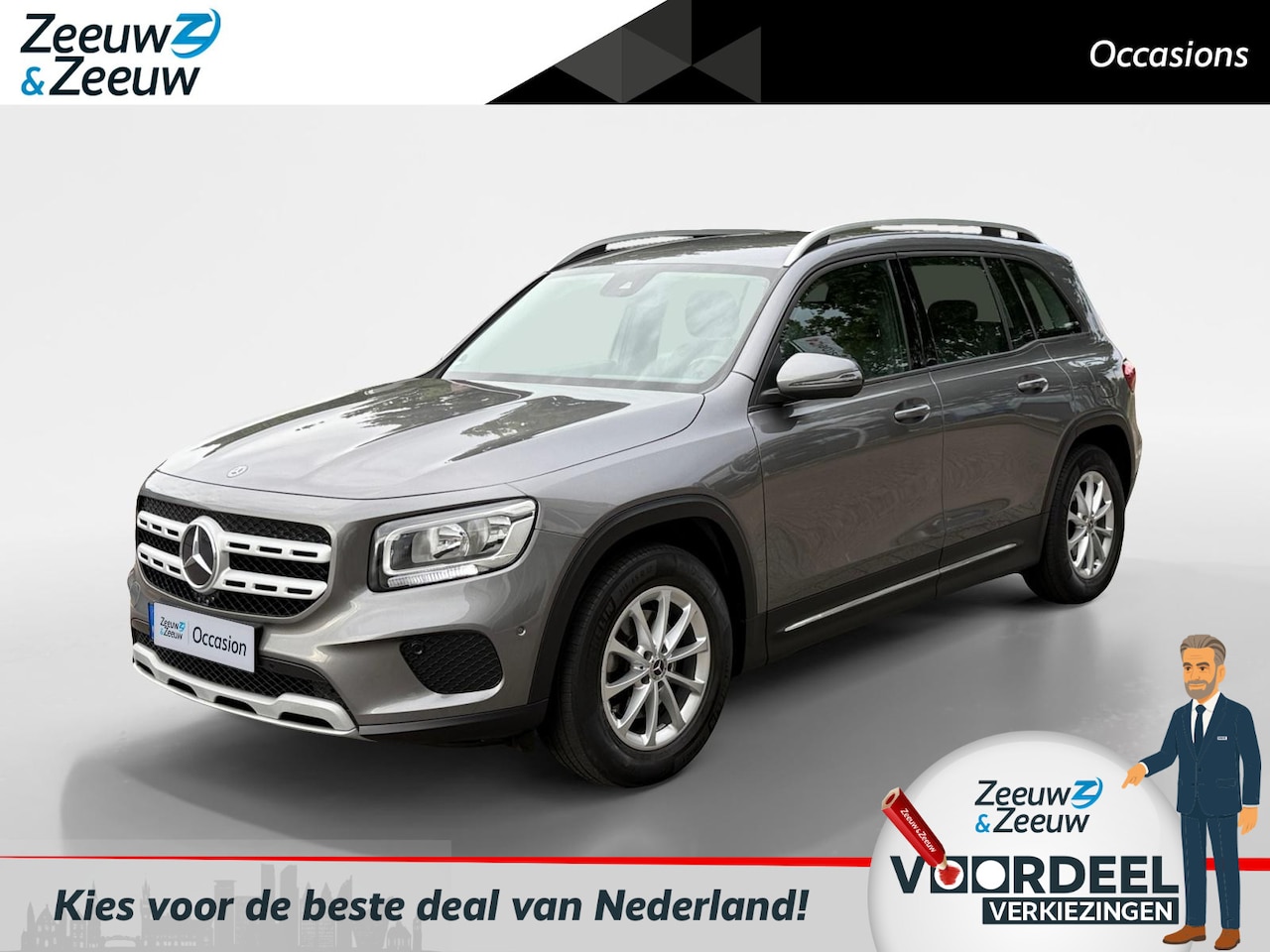 Mercedes-Benz GLB - 200 Premium | ELEKTR. TREKHAAK | ELEKTR. KOFFERKLEP | STOELVERWARMING | PDC | APPLE CARPLA - AutoWereld.nl