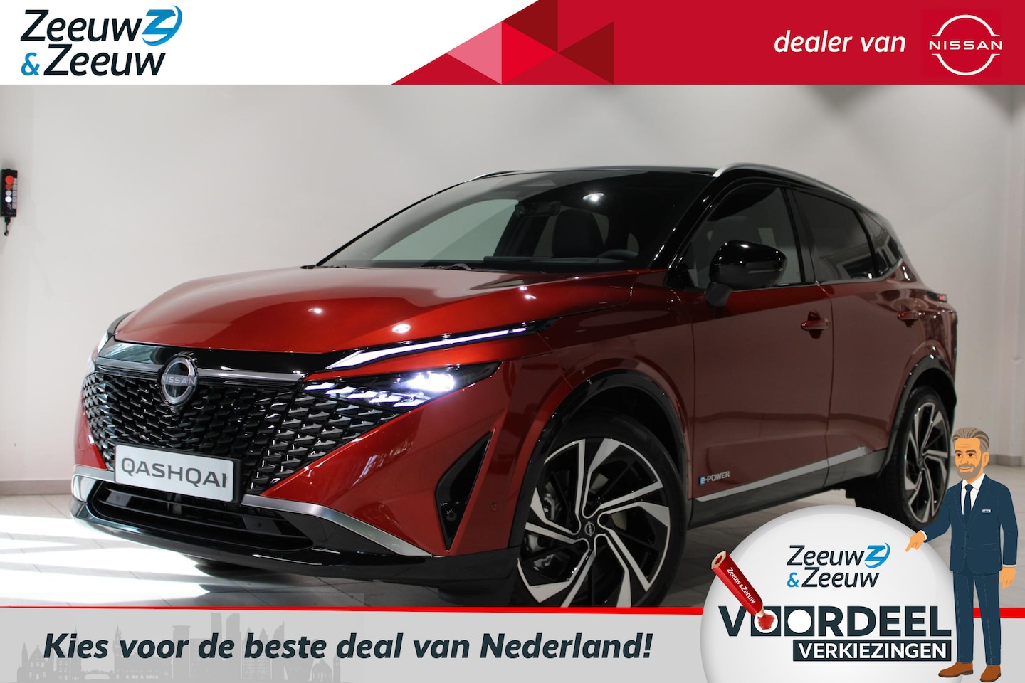 Nissan Qashqai - 1.3 MHEV Xtronic Tekna Plus | €1.500,- VOORRAAD KORTING! | FULL OPTION | - AutoWereld.nl