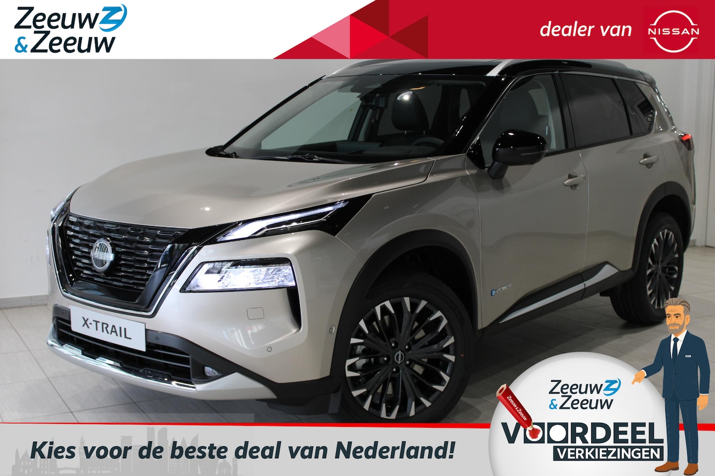 Nissan X-Trail - 1.5 e-Power Tekna Plus Nissan X-Trail 1.5 e-Power Tekna | PRO-PILOT | € 1.500,= VOORRAAD K - AutoWereld.nl
