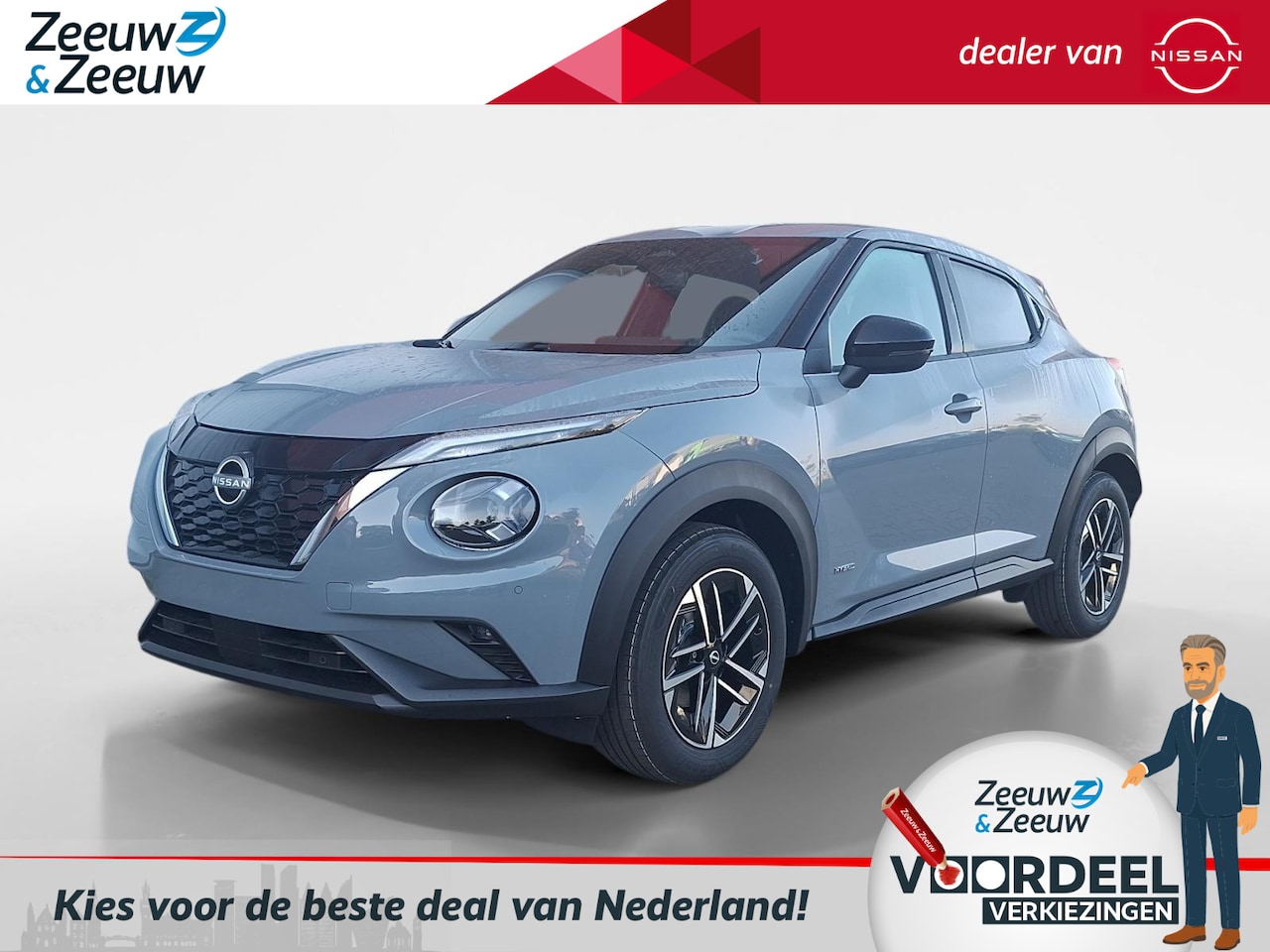 Nissan Juke - 1.6 Hybrid N-Connecta | Nu in prijs verlaagd inclusief €600.-- inruilpremie | COLD PACK | - AutoWereld.nl