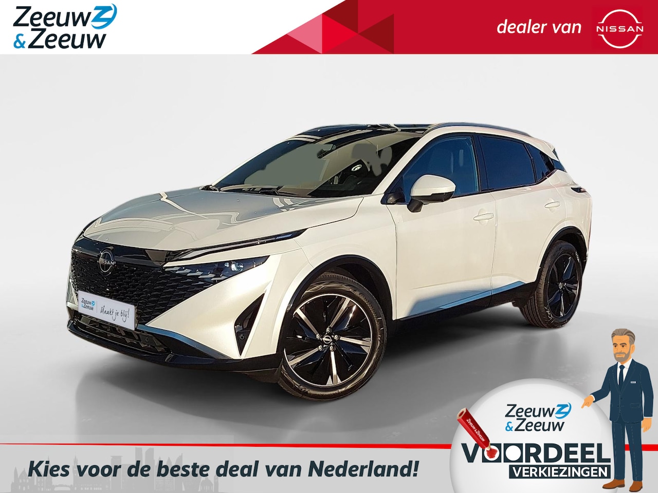 Nissan Qashqai - 1.3 MHEV Xtronic Tekna | Nu in prijs verlaagd! + € 1.500,-- inruilpremie!* | Panorama dak - AutoWereld.nl
