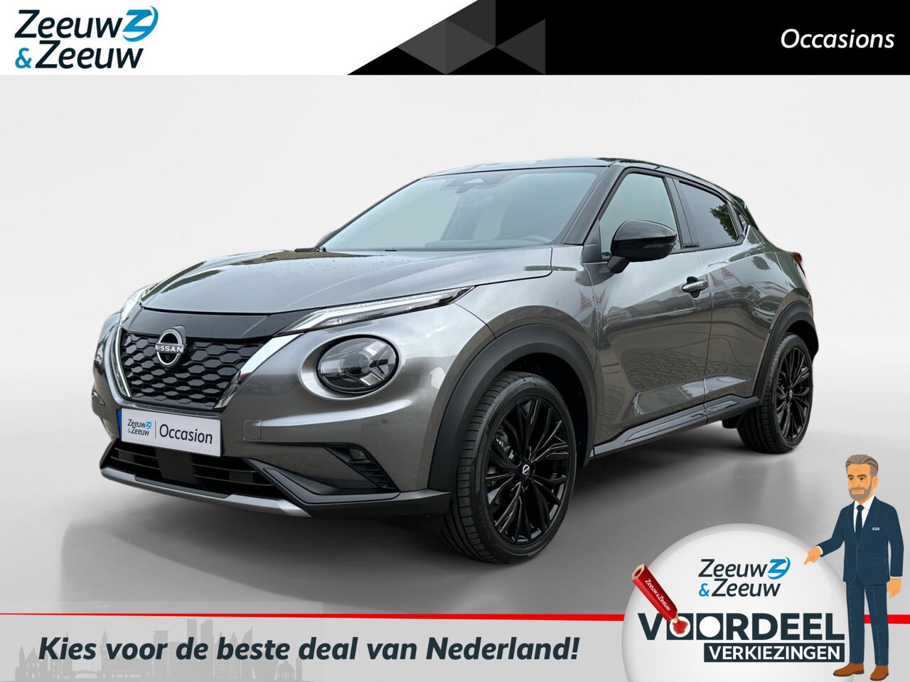 Nissan Juke - 1.6 Hybrid N-Sport | 360 Graden Camera | Cold Pack Light | Demo Voertuig | KM Kunnen Afwij - AutoWereld.nl