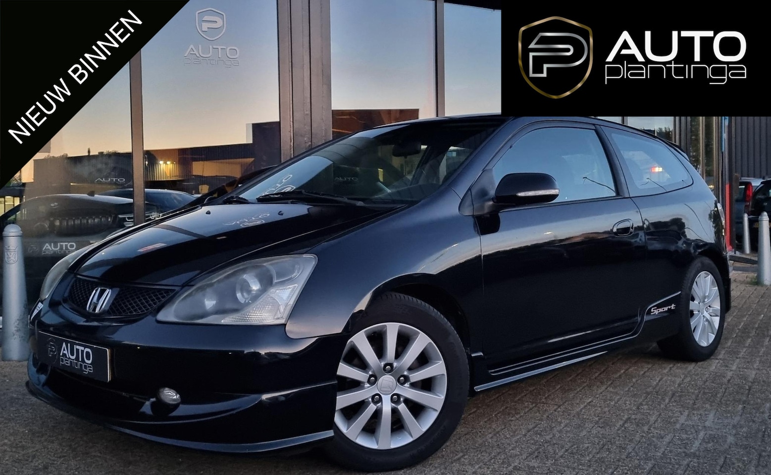 Honda Civic - 1.6i BAR Sport 110PK | UNIEK! | Airco | Lichtmetalen Velgen | Onderhoudshistorie | APK tot - AutoWereld.nl