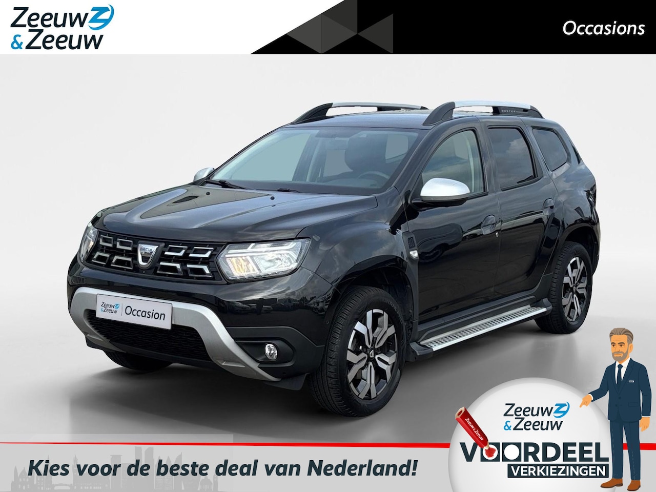 Dacia Duster - 100PK TCe Bi-Fuel Prestige | 1e eigenaar | 360 Camera | Lederen Bekleding | Stoelverwarmin - AutoWereld.nl