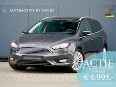 Ford Focus Wagon - 1.0 126 pk TITANIUM EDITION / TREKHAAK / NAVIGATIE / INPARKEERHULP / CLIMATE CONTROL / NIE