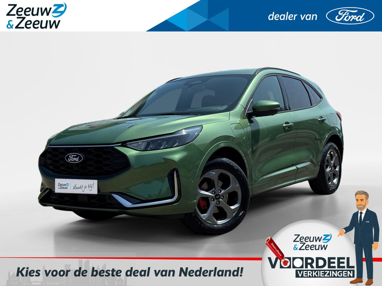 Ford Kuga - 2.5 PHEV ST-Line X | € 5.200,- korting | Direct leverbaar | Ford Options 0.99% | Gratis La - AutoWereld.nl