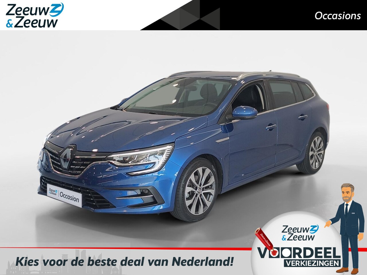 Renault Mégane Estate - 1.3 TCe 140 Techno *Automaat*Navi+Camera*Climate*Parkeersensoren*LM.Velgen - AutoWereld.nl