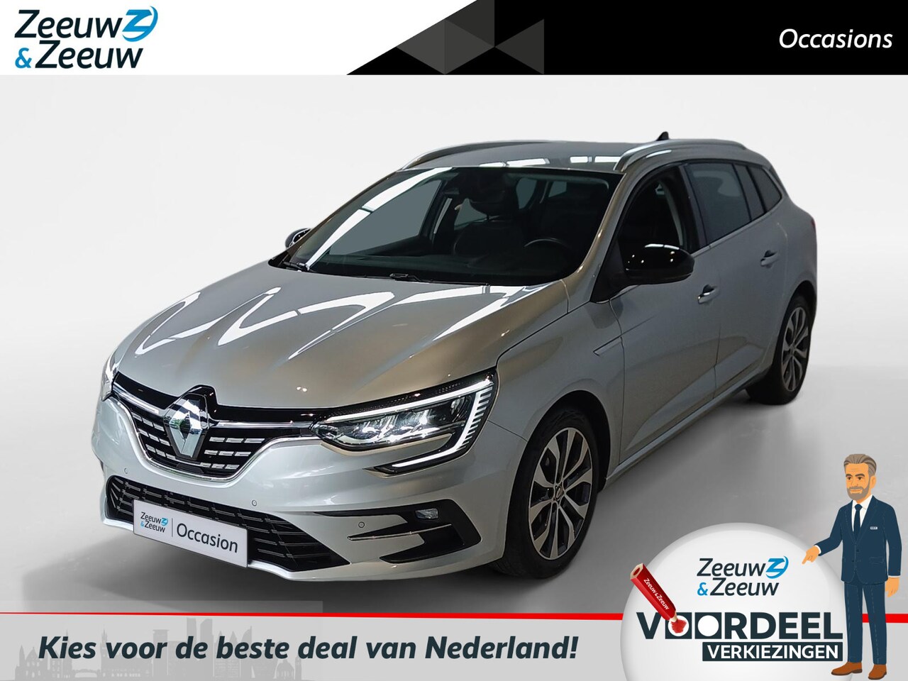 Renault Mégane Estate - 1.3 TCe 140 Techno Automaat*Navi+Camera*Climate Control*Cruise Control*Stoelverwarming*ETC - AutoWereld.nl