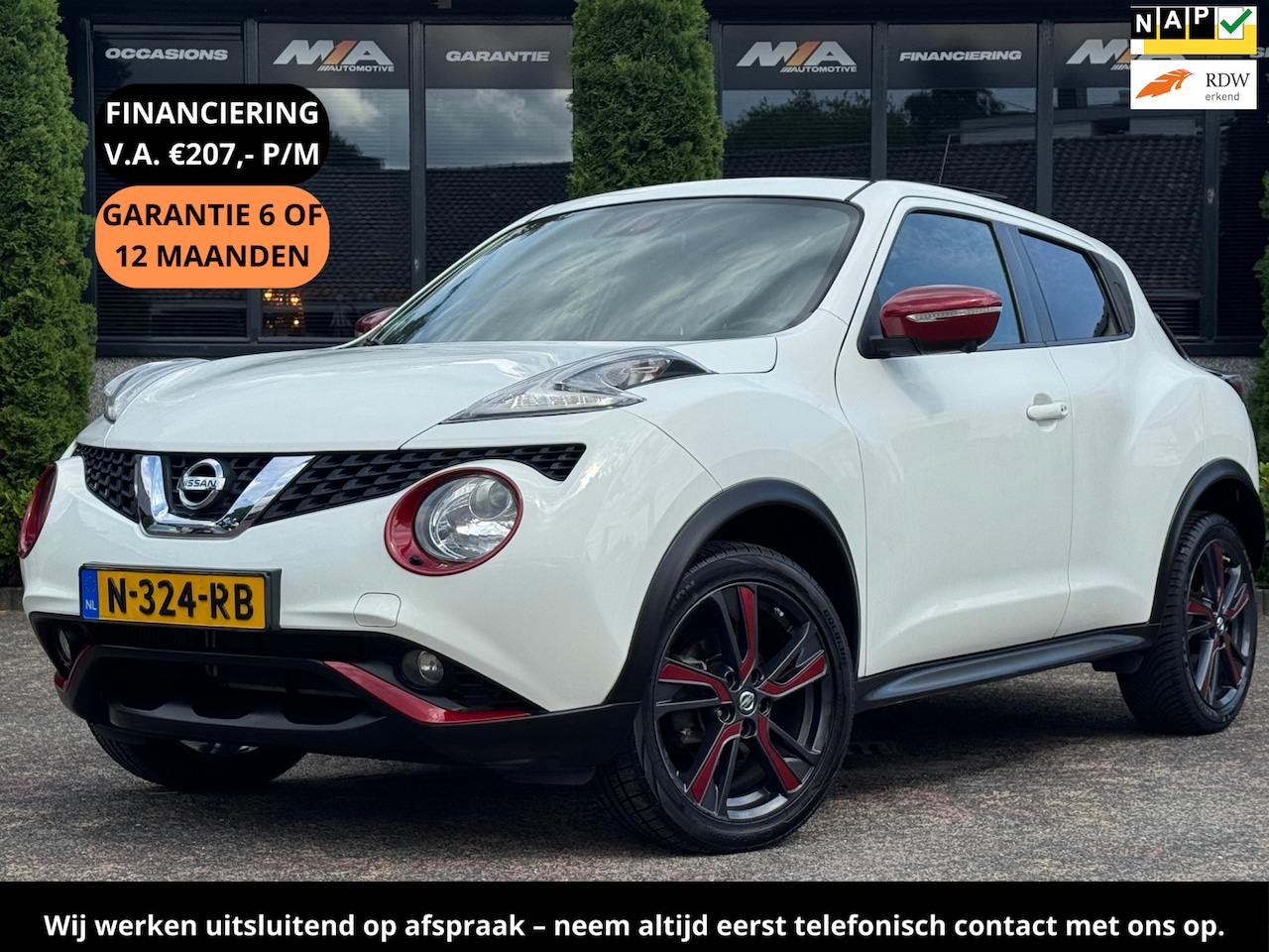 Nissan Juke - 1.2 DIG-T S/S Tekna | PANO | LEDER | 1E EIG - AutoWereld.nl