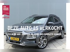 Hyundai Kona - BWJ 2020 | 1.6 GDI 142PK HEV Premium | TREKHAAK | LEER | CAMERA A | CARPLAY | CLIMA | NAVI