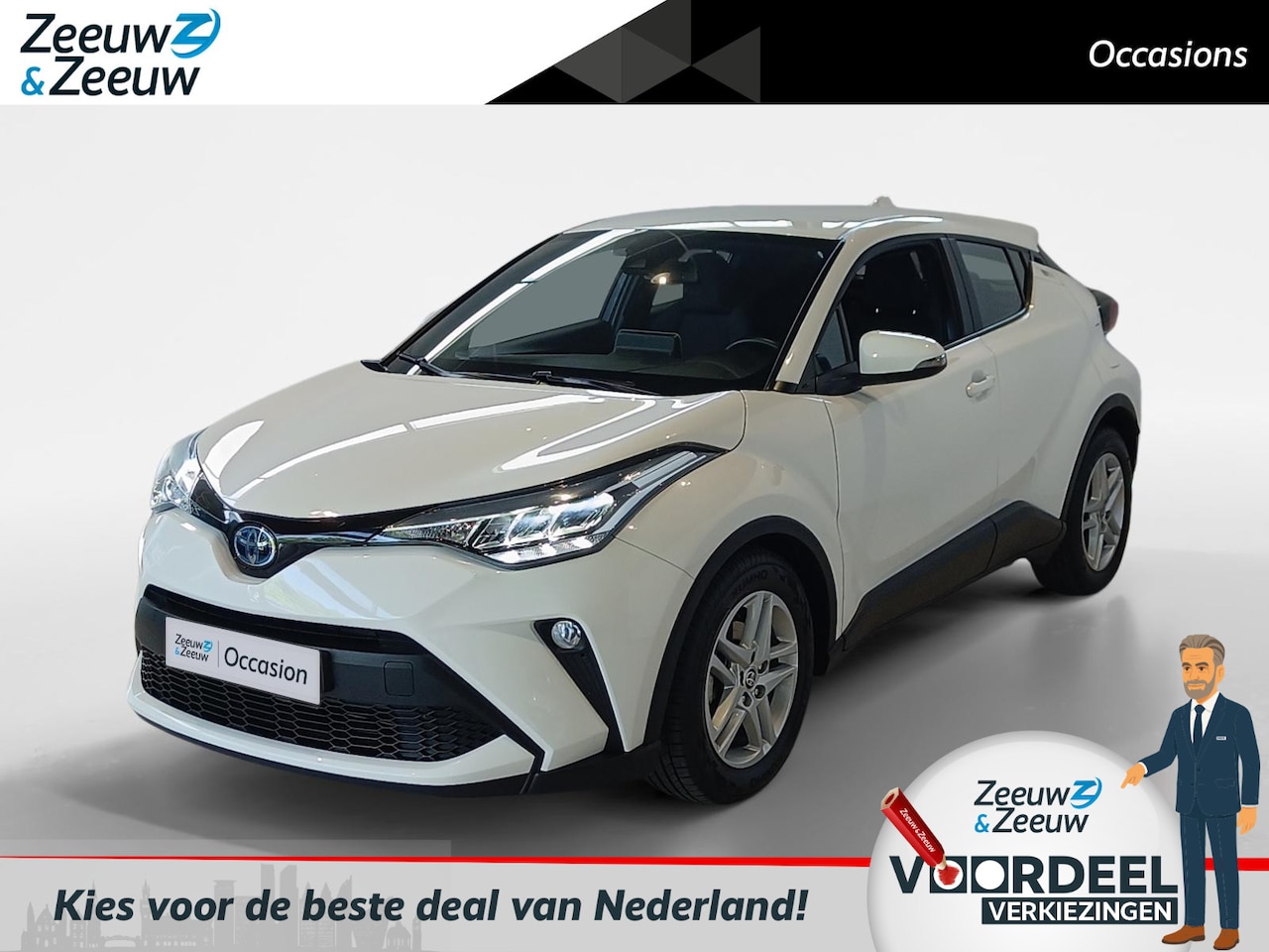Toyota C-HR - 1.8 Hybrid Active *Automaat*Navi via Carplay*Climate Control*Adapt. Cruise Control*L.M. Ve - AutoWereld.nl
