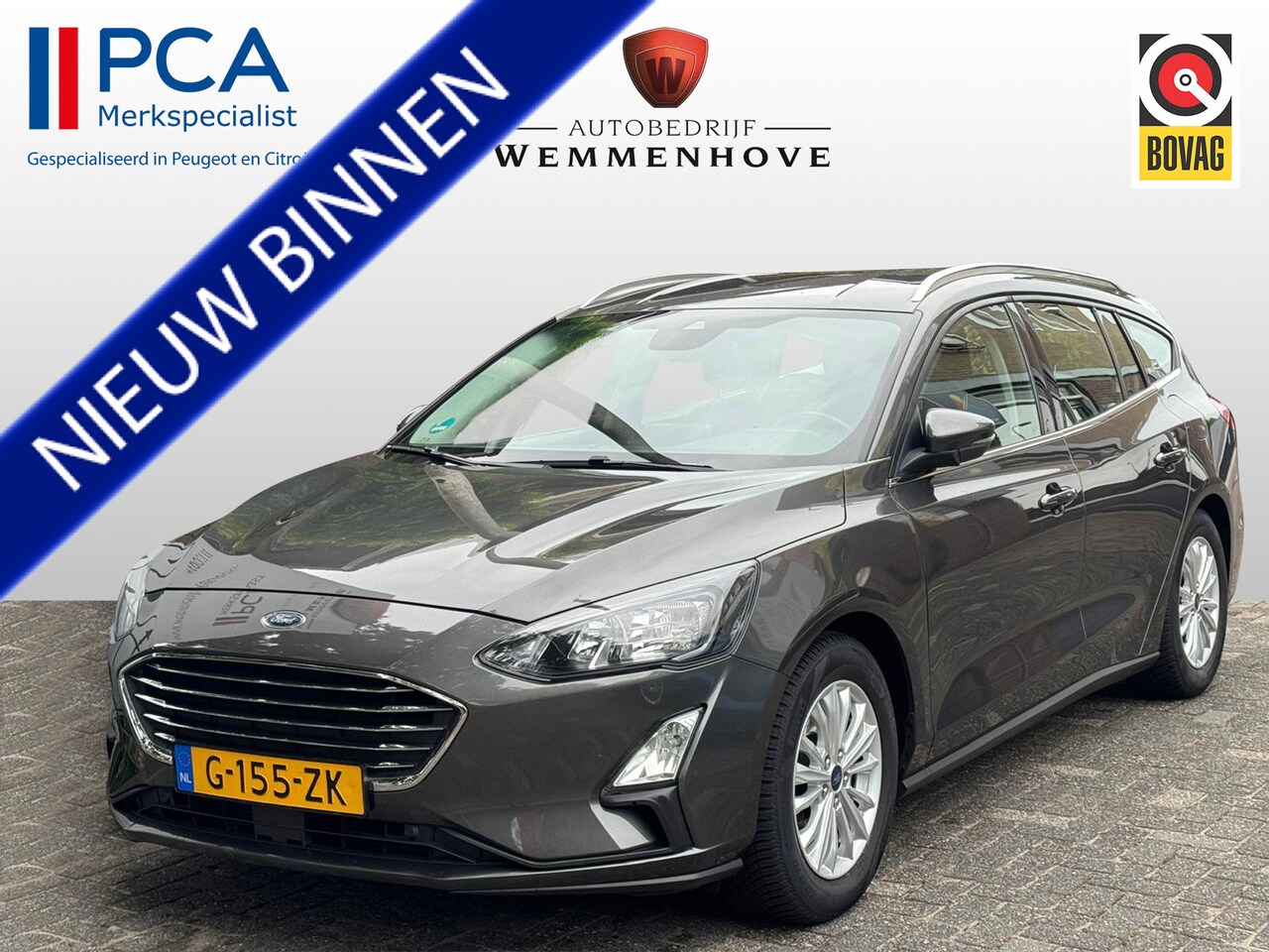 Ford Focus Wagon - 1.0 EcoBoost Titanium Business Airco-Ecc/Navi/Alu wielen/PDC - AutoWereld.nl