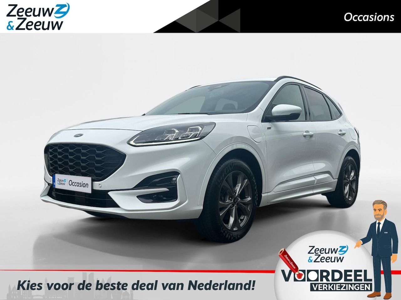 Ford Kuga - 2.5 PHEV ST-Line X | Zeer nette auto | Automaat | Navigatie | Apple carplay & Android auto - AutoWereld.nl