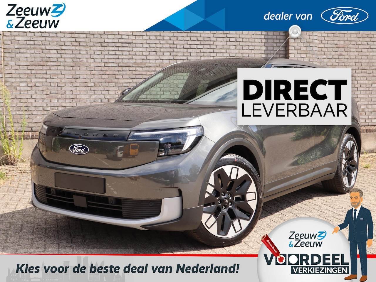 Ford Explorer - Premium Extended Range RWD 77 kWh 286PK | 0,99% Rente i.c.m. Ford Options | B&O Audio | 21 - AutoWereld.nl