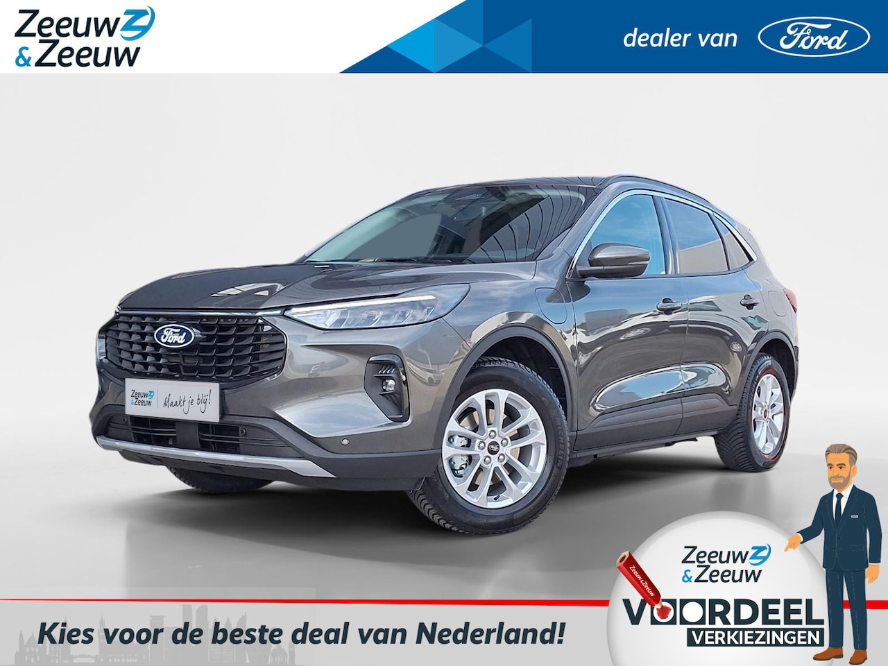 Ford Kuga - 2.5 PHEV Titanium | Winterpack | Climate Control | Camera | Apple Carplay&Android Auto | P - AutoWereld.nl