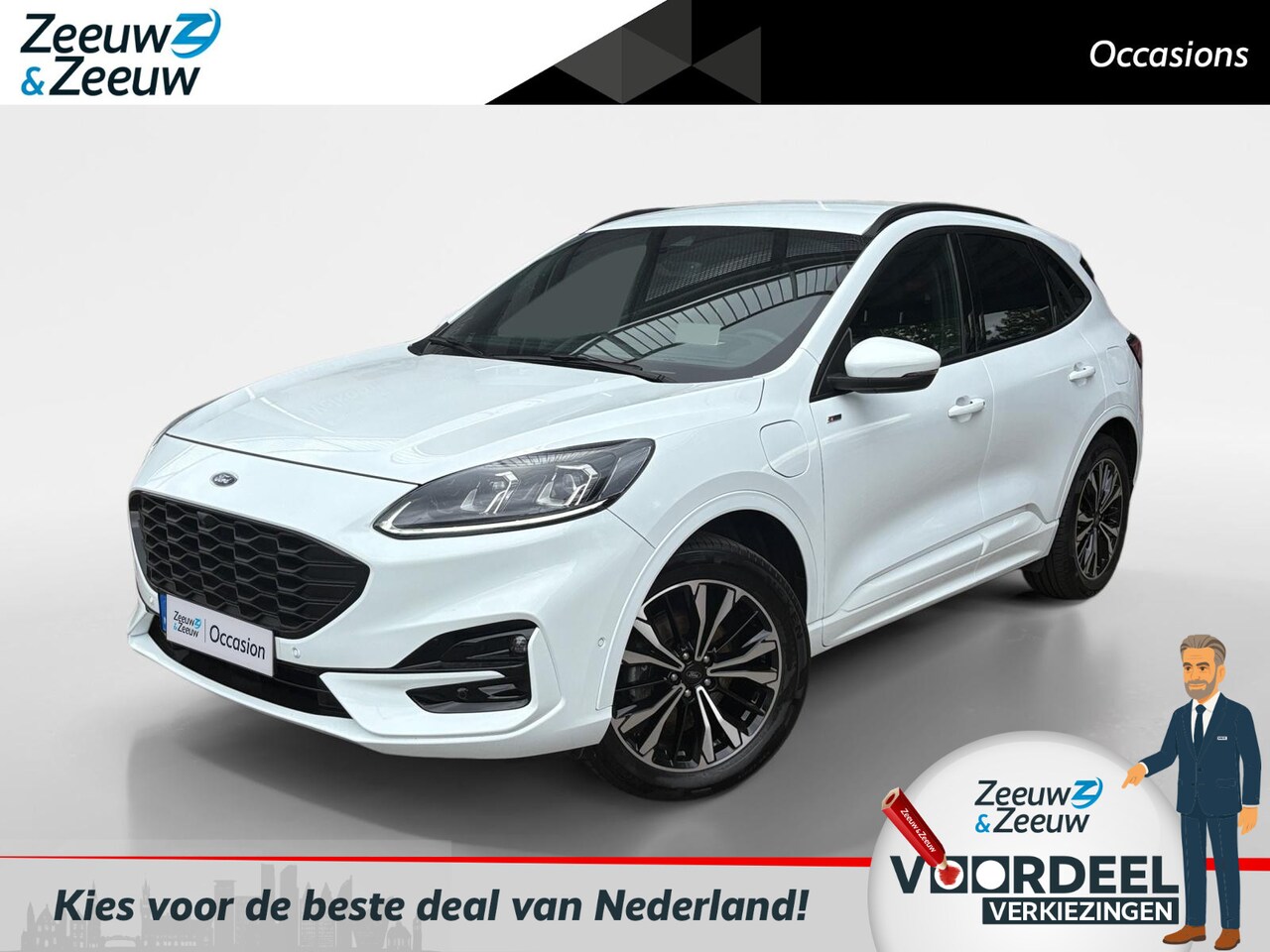 Ford Kuga - 2.5 PHEV ST-Line | Actie prijs | 19 Inch LM | Driver assist pack | Technology Pack | trekh - AutoWereld.nl