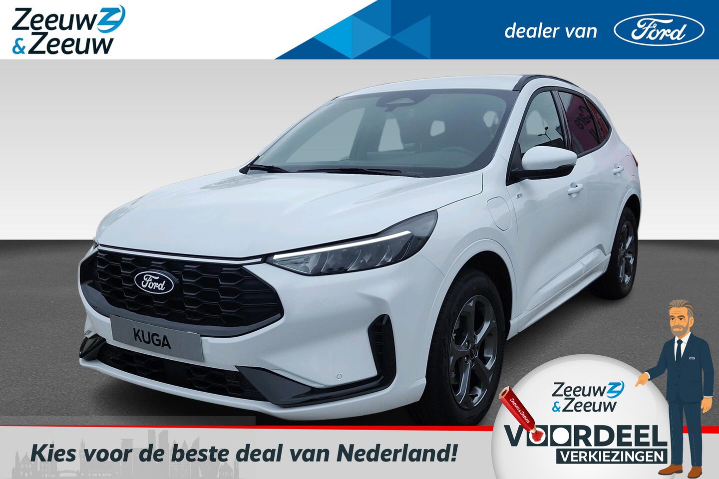 Ford Kuga - 2.5 PHEV ST-Line €2.000 korting | Nieuw te bestellen | 2100 KG trekkracht | Winter Pack | - AutoWereld.nl