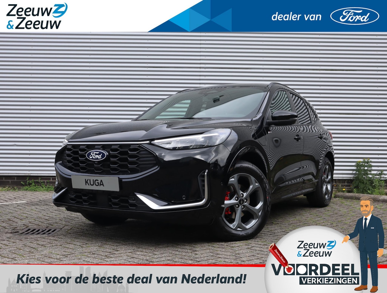 Ford Kuga - 2.5 PHEV ST-Line X | €4.000.- actiekorting | Nieuw te bestellen | Adaptieve cruise control - AutoWereld.nl