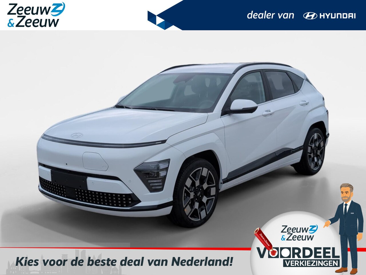 Hyundai Kona Electric - Premium 65.4 kWh | Eco leder | Snel leverbaar | Upgrade voordeel | - AutoWereld.nl